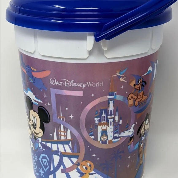 Disney 50th Anniversary Popcorn Bucket - Mickey Figment Pluto Orange Bird Donald - Picture 8 of 9